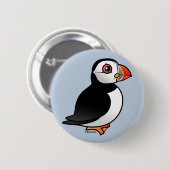 Atlantic Puffin Ronde Button 5,7 Cm (Voorkant /achterkant)