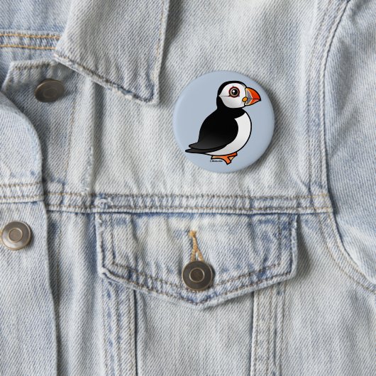 Atlantic Puffin Ronde Button 5,7 Cm (In situ)