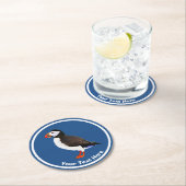 Atlantic Puffin Ronde Kartonnen Onderzetter (Insitu)