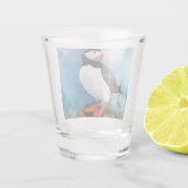 Atlantic Puffin Shot Glass Glas (Achterkant)