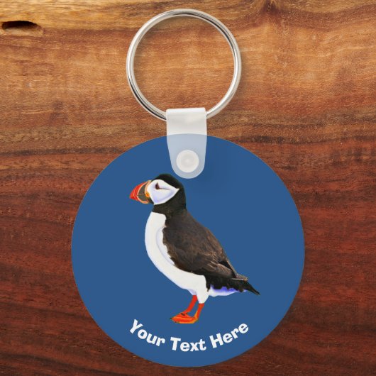 Atlantic Puffin Sleutelhanger (Voorkant)