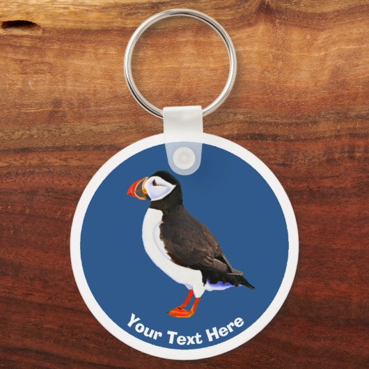 Atlantic Puffin Sleutelhanger (Voorkant)