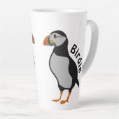 Atlantic Puffin Staande De Succes Birdie Latte Mok (Rechterhoek)