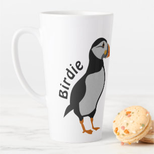 Atlantic Puffin Staande De Succes Birdie Latte Mok