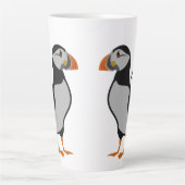 Atlantic Puffin Staande De Succes Birdie Latte Mok (Voorkant)