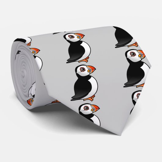 Atlantic Puffin Stropdas (Opgerold)