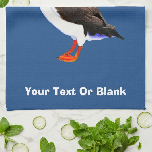 Atlantic Puffin Theedoek (Gevouwen)