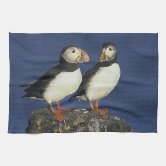 Atlantic Puffin Theedoek (Horizontaal)