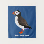 Atlantic Puffin Wandkleed (Voorkant)