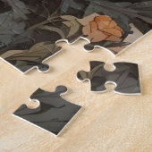 Atlantic Puffin William Morris geïnspireerd door b Legpuzzel (Zijkant)