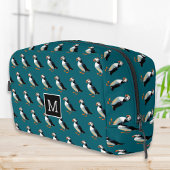 Atlantic Puffin Zee Bird Coastal Wildlife Monogram Toilettasje