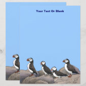 Atlantic Puffins (Voorkant / Achterkant)