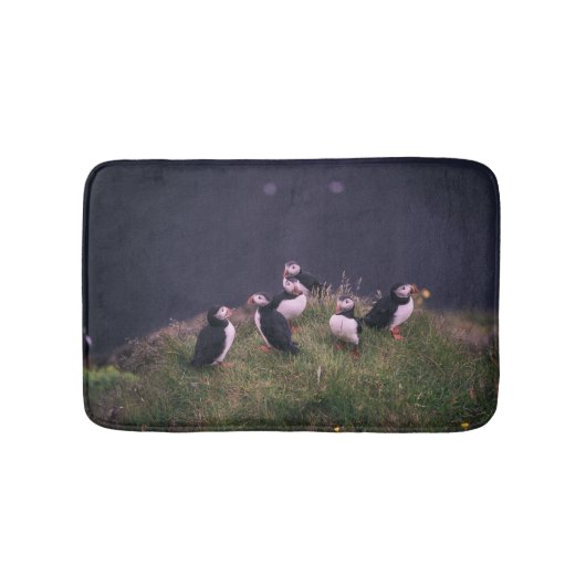 Atlantic Puffins Bath Mat (Voorkant)