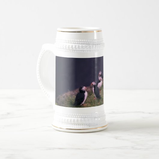 Atlantic Puffins Bierpul (Voorkant links)