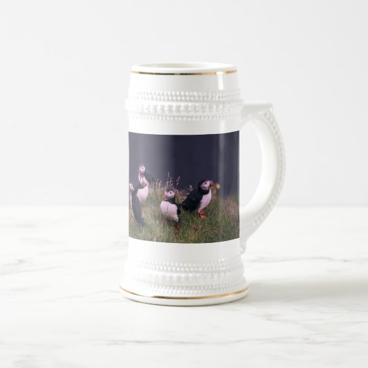 Atlantic Puffins Bierpul (Voorkant rechts)