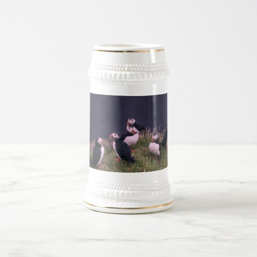 Atlantic Puffins Bierpul (Center)