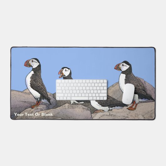 Atlantic Puffins Bureaumat (Keyboard & Muis)