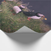 Atlantic Puffins Cadeaupapier (Hoek)