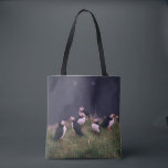 Atlantic Puffins Canvas tas<br><div class="desc">Atlantic Puffins Canvas tas. Een bijeenkomst van Atlantic Puffins. Foto van Jonatan Pie.</div>