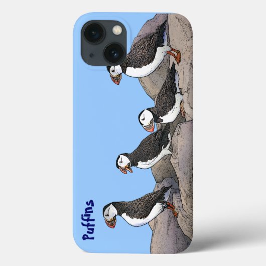 Atlantic Puffins Case-Mate iPhone Case (Achterkant)