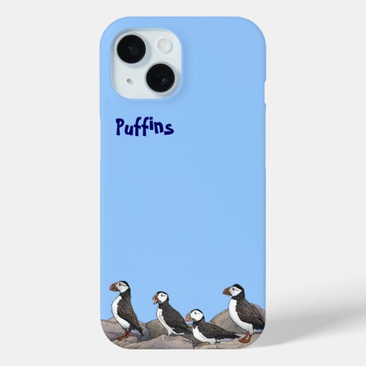 Atlantic Puffins Case-Mate iPhone Case (Achterkant)