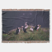 Atlantic Puffins Deken (Voorkant)