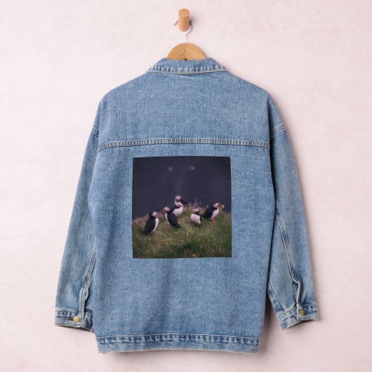 Atlantic Puffins Denim Jacket (Hangar)