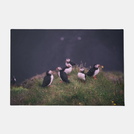 Atlantic Puffins Deurmat (Voorkant)