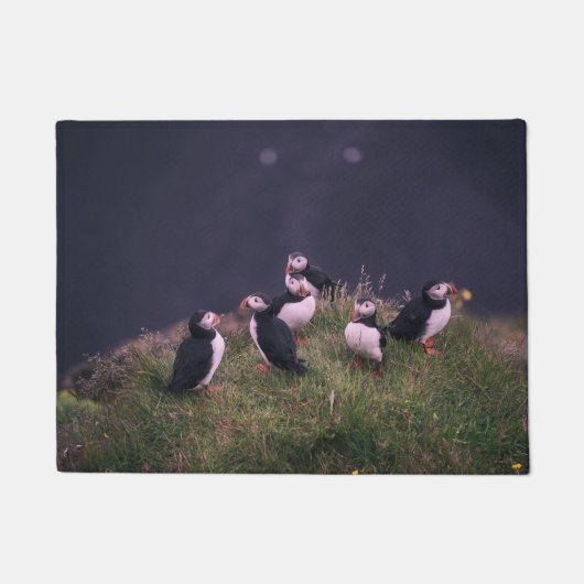 Atlantic Puffins Doormat Deurmat (Voorkant)