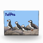 Atlantic Puffins Fotoblokken (Voorkant)