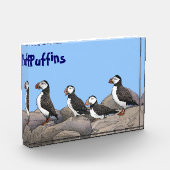 Atlantic Puffins Fotoblokken (Links)