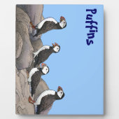 Atlantic Puffins Fotoplaat (Voorkant)