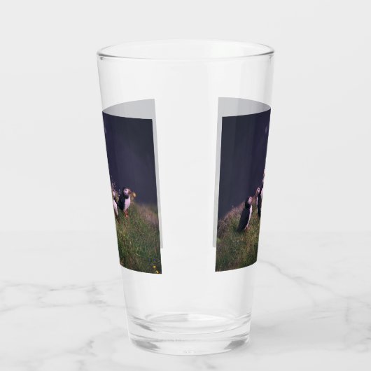 Atlantic Puffins Glas (Links)