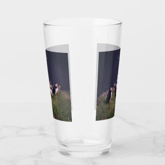 Atlantic Puffins Glas (Rechts)