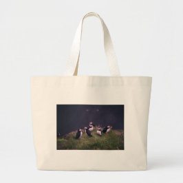 Atlantic Puffins Grote Tote Bag