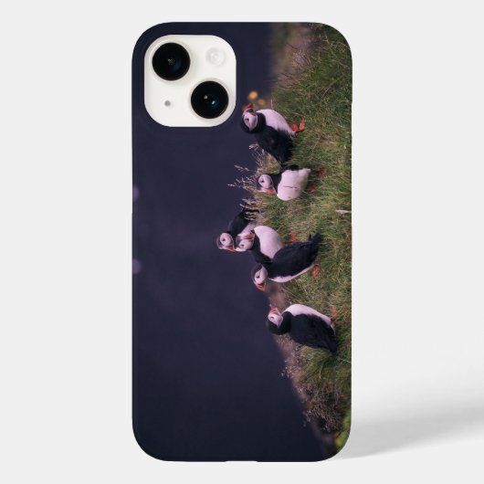 Atlantic Puffins iPhone 14 Case (Achterkant)