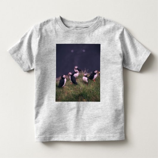 Atlantic Puffins Kinder Shirts (Voorkant)