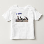 Atlantic Puffins Kinder Shirts (Voorkant)