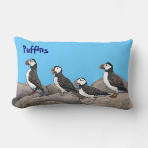 Atlantic Puffins Kussen