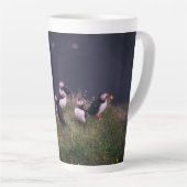Atlantic Puffins Latte Mok (Rechterhoek)
