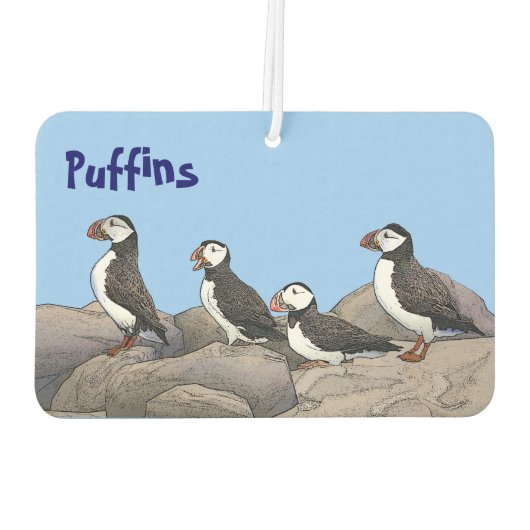 Atlantic Puffins Luchtverfrisser (Achterkant)
