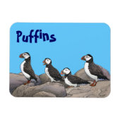 Atlantic Puffins Magneet (Horizontaal)