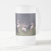 Atlantic Puffins Matglas Bierpul (Voorkant rechts)