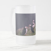 Atlantic Puffins Matglas Bierpul (Voorkant links)