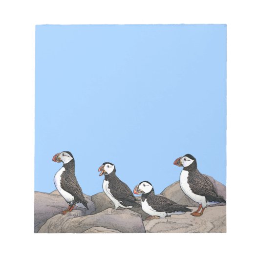 Atlantic Puffins Notitieblok (Voorkant)