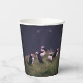 Atlantic Puffins Paper Cups Papieren Bekers (Achterkant)