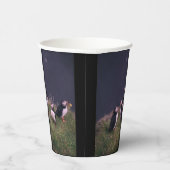 Atlantic Puffins Paper Cups Papieren Bekers (Rechts)