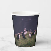 Atlantic Puffins Paper Cups Papieren Bekers (Voorkant)
