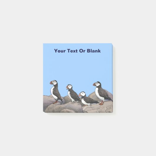 Atlantic Puffins Post-it® Notes (Voorkant)