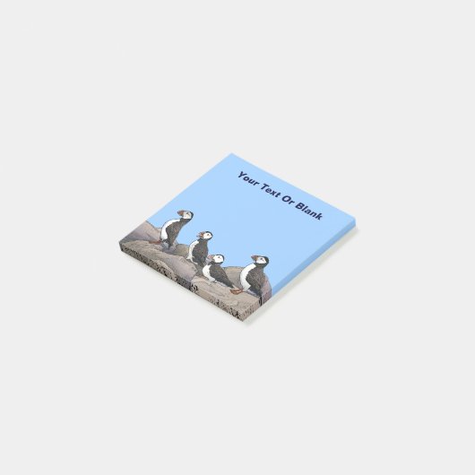 Atlantic Puffins Post-it® Notes (Schuin)